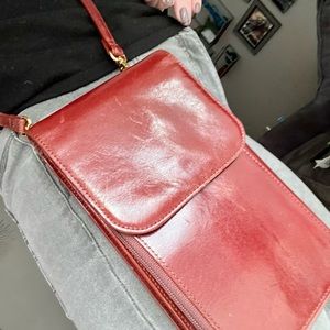 HOBO INTERNATIONAL- Cordoba Brown; over the shoulder handbag; wallet.